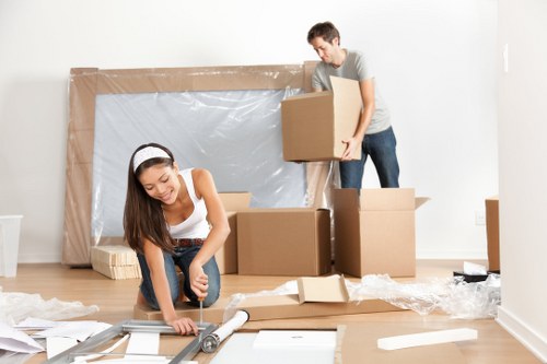 Safe and trusted Man With Van Westwickham checkout illustration