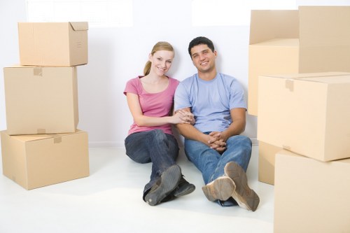 Removal team planning a house move in West Wickham