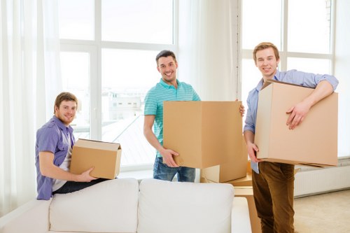 West Wickham office move preparation and loading process