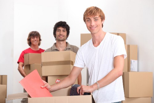 Packing and transporting office furniture and files